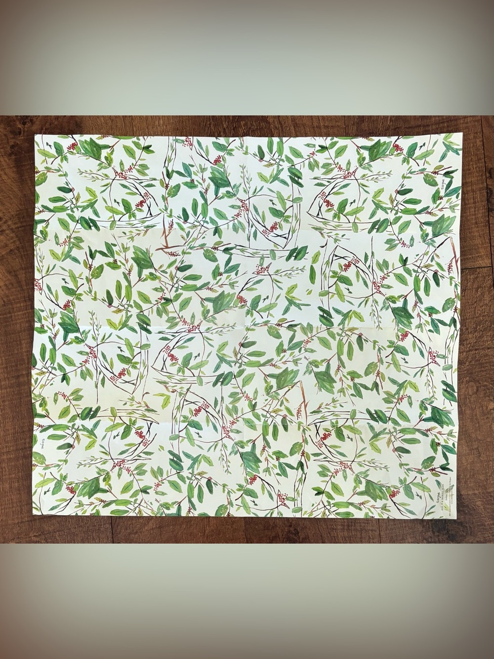 MD Anderson 19”x17” wrapping paper sheet NEW NWOT